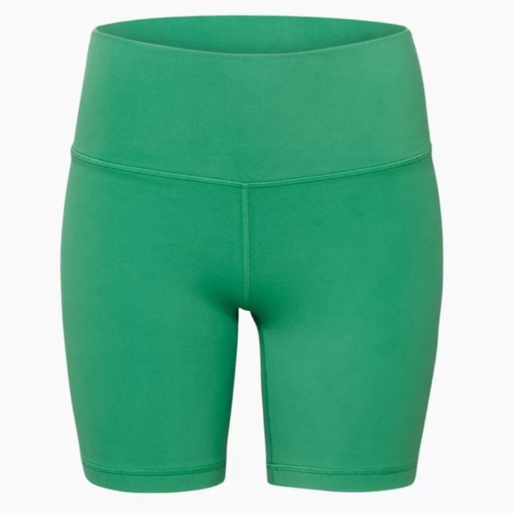 Aritzia TNAction Green Women's 7” Biker Shorts